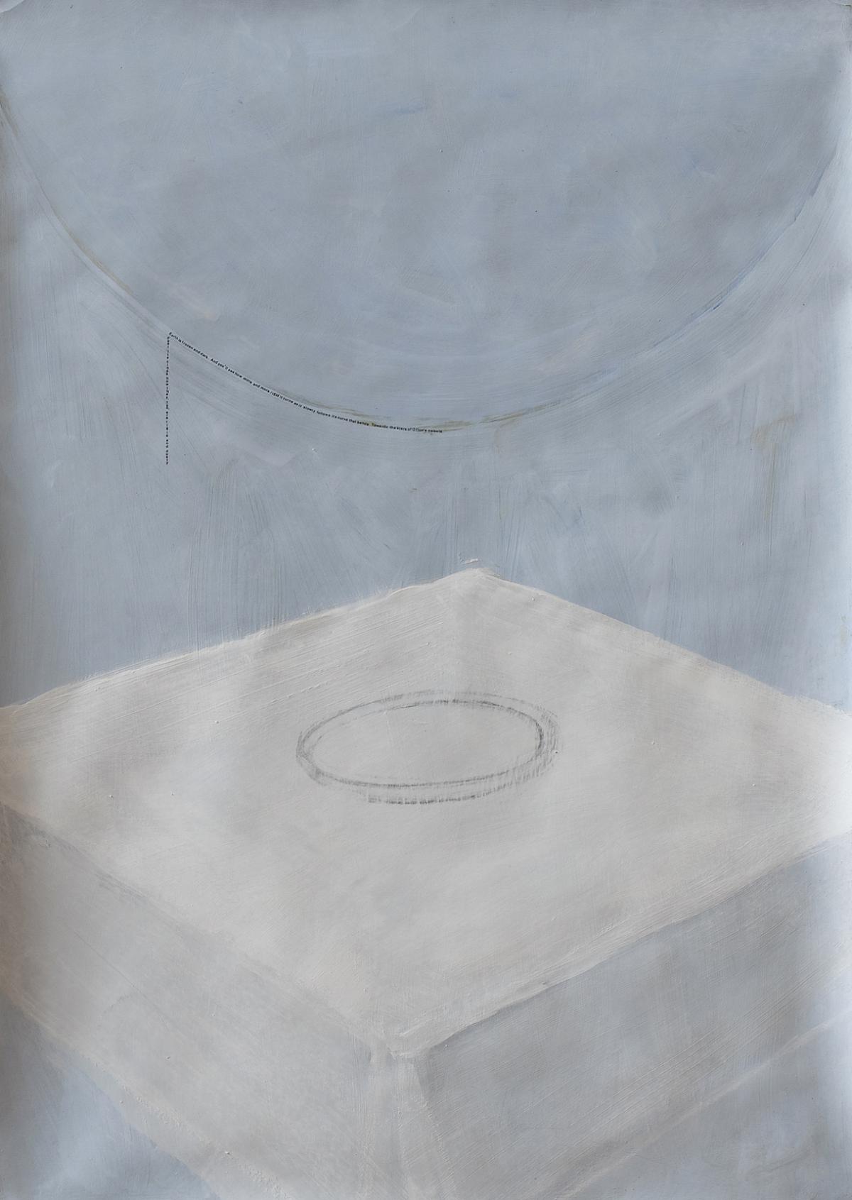 Baksai 2016, Tél, 100x70cm, tempera, tus, ceruza, papír