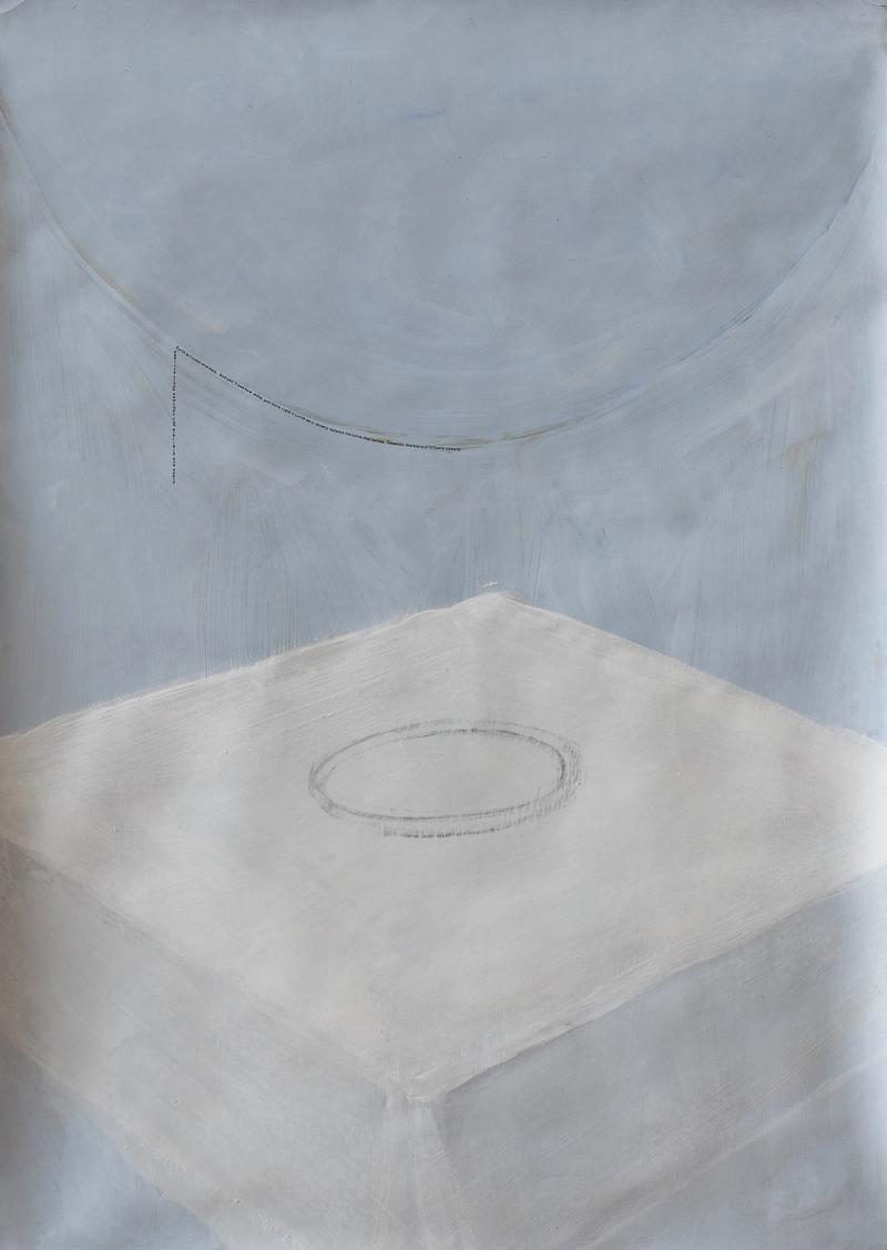 Baksai 2016, Tél, 100x70cm, tempera, tus, ceruza, papír