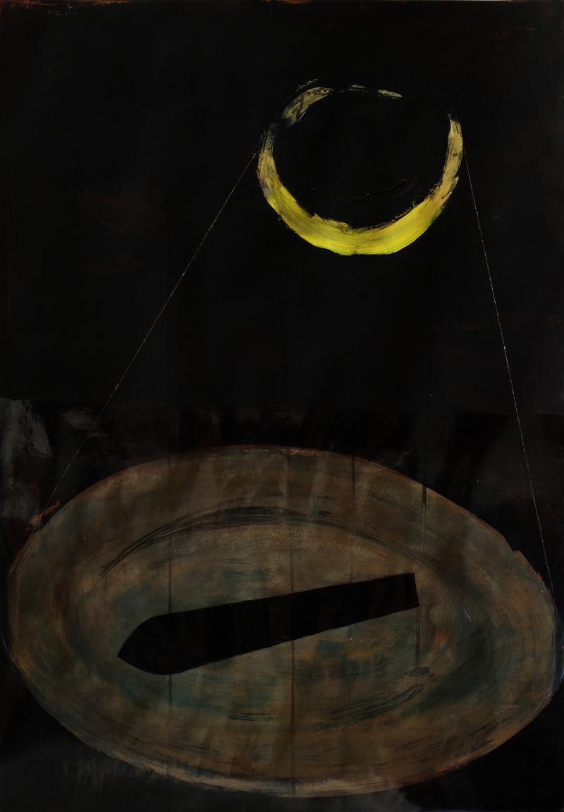 Baksai 2015, Intimus, 100x70cm, akvarell, akril, tus, papír