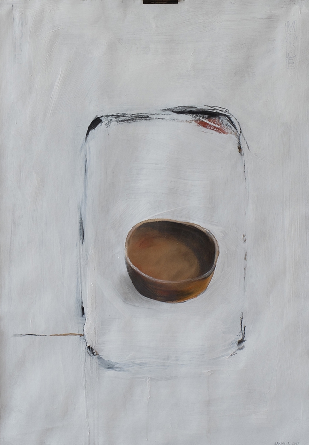 Baksai József: Bőség, 2016, tempera, papír