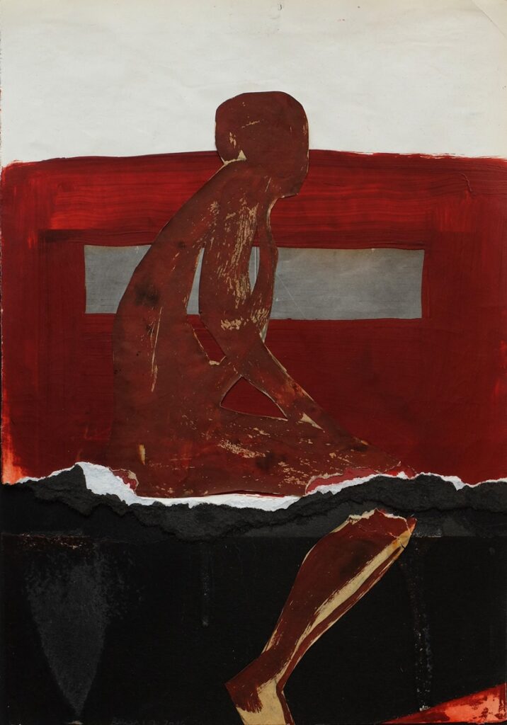 Baksai József: Faust, 2016, tempera, papír