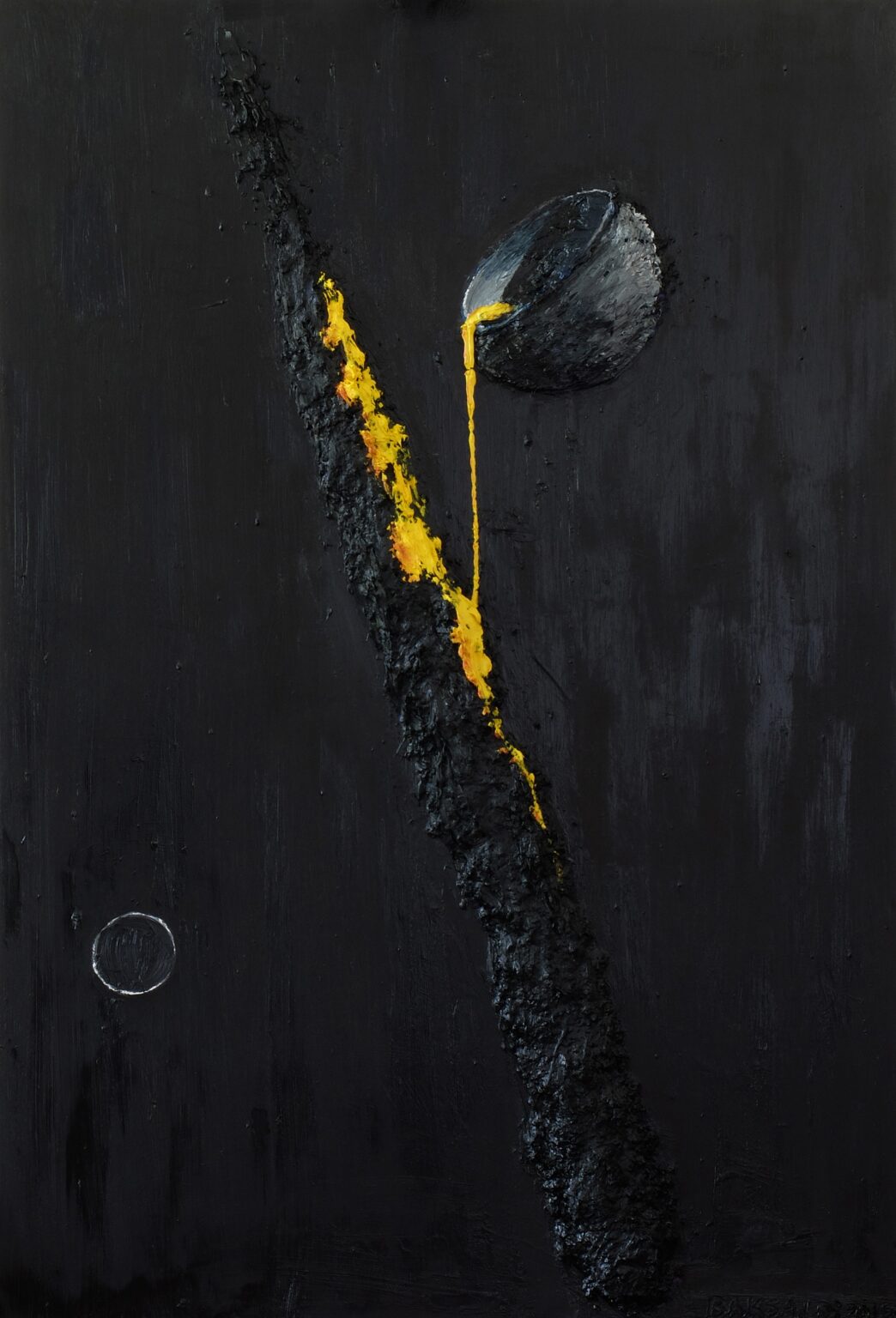 Baksai József: Hajnalcsillag, 2015, olaj, vászon