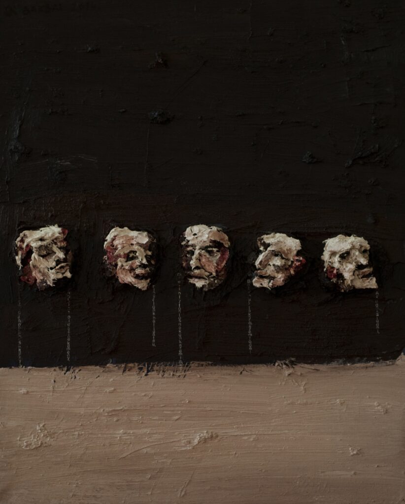 Baksai József: Öregek könyve II., 2014, olaj, vászon
